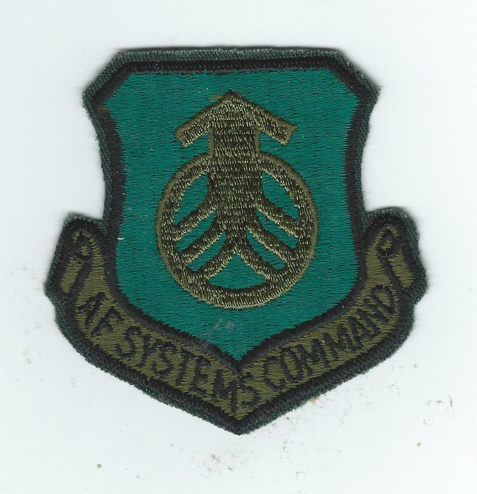 1970s-80s AF SYSTEMS COMMAND subdued patch