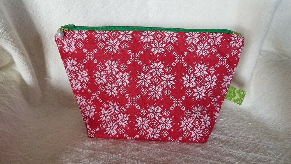 Handmade Cotton lined Knitting project bag Yarn Storage