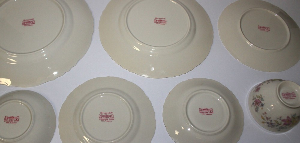 SYRACUSE “Briarcliff” Federal Shape 7-Piece Place Setting - Multiple Available