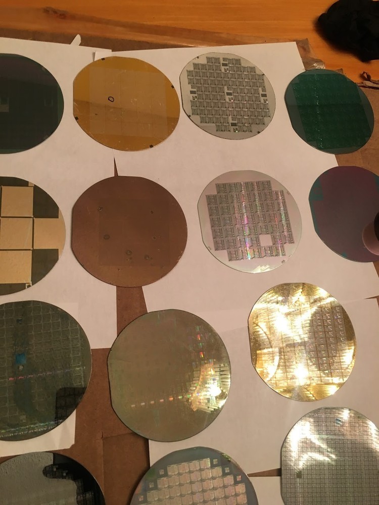 4" Unknown Silicon Wafer 1980s Extremely Rare