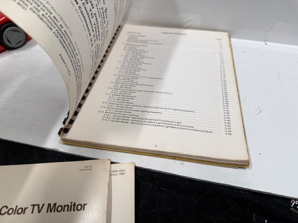MCR System Guides Standardize General Instructions Bally Midway Instructions