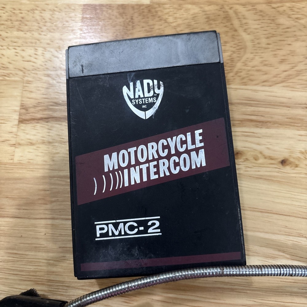 1 NADY PMC-2 Motorcycle Intercom System Driver Passenger Mic WindBlock