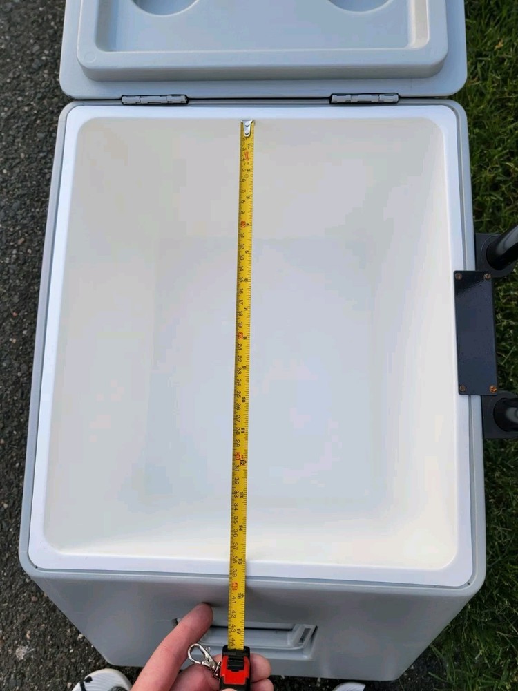 Coors Light Rolling Cooler 30" × 23" Pull & Side Handles Flip Top 4 Beer Holders