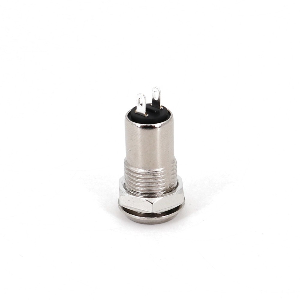 5Pcs Metal 12mm 2Pin ON-OFF 2Position SPST Electronic Key Switch