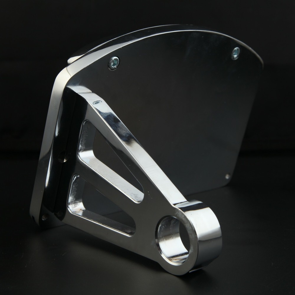 Motorcycle License Plate LED Tail Light Horizontal Side Mount Bracket For Harley