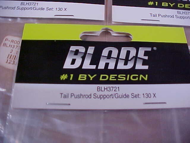 BLADE BLH3721 (3 PKGS) = TAIL PUSHROD SUPPORT / GUIDE SET: 130X (NEW)