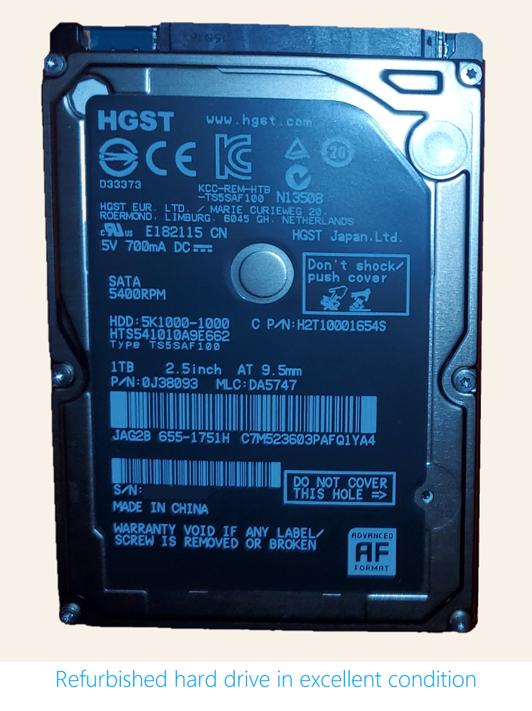 Xbox One X&S Internal 1TB Hard Drive Upgrade w Operating System Installation USB