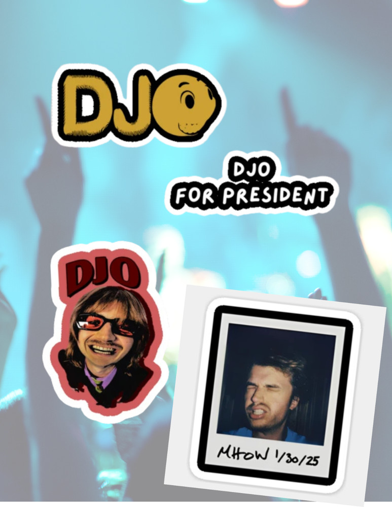 Djo #2 4pc Sticker Pack