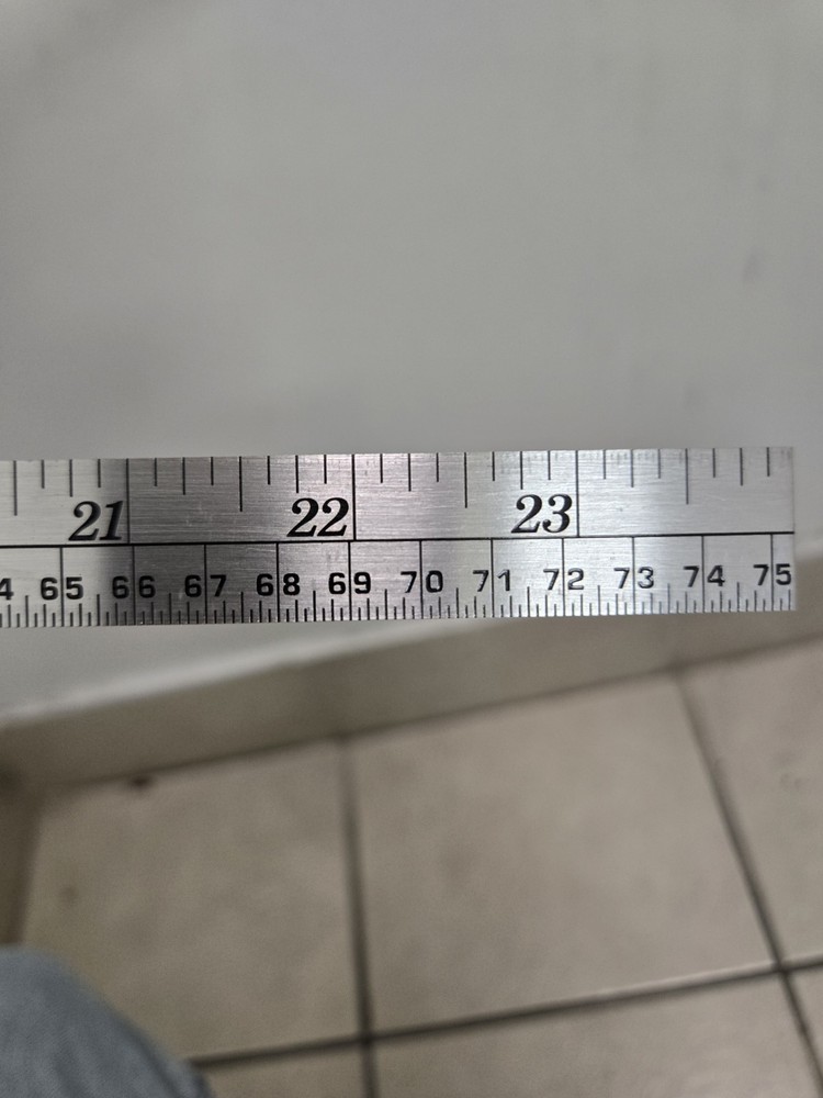 Foldable Steel Ruler 24 Inch Measuring Tool