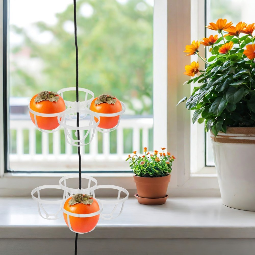 5 Pcs Hanging Food Drying Rack Plastic for Dehydration Mesh Fruit Compact