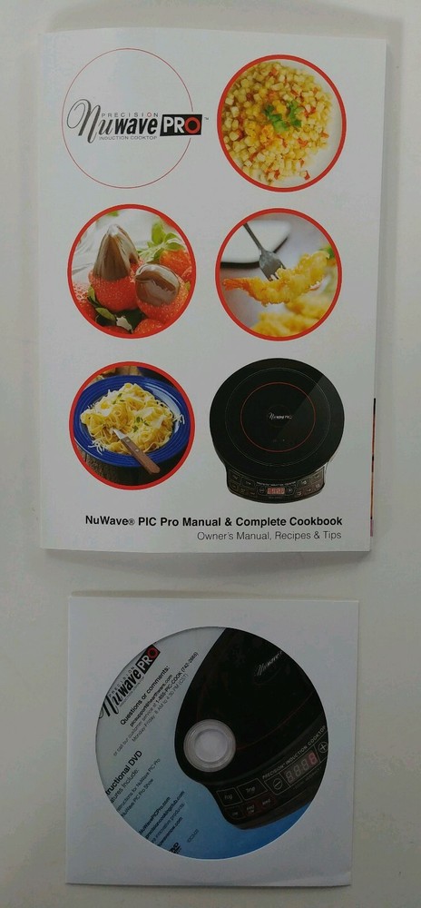Nuwave Pro Manual, Recipes &  DVD