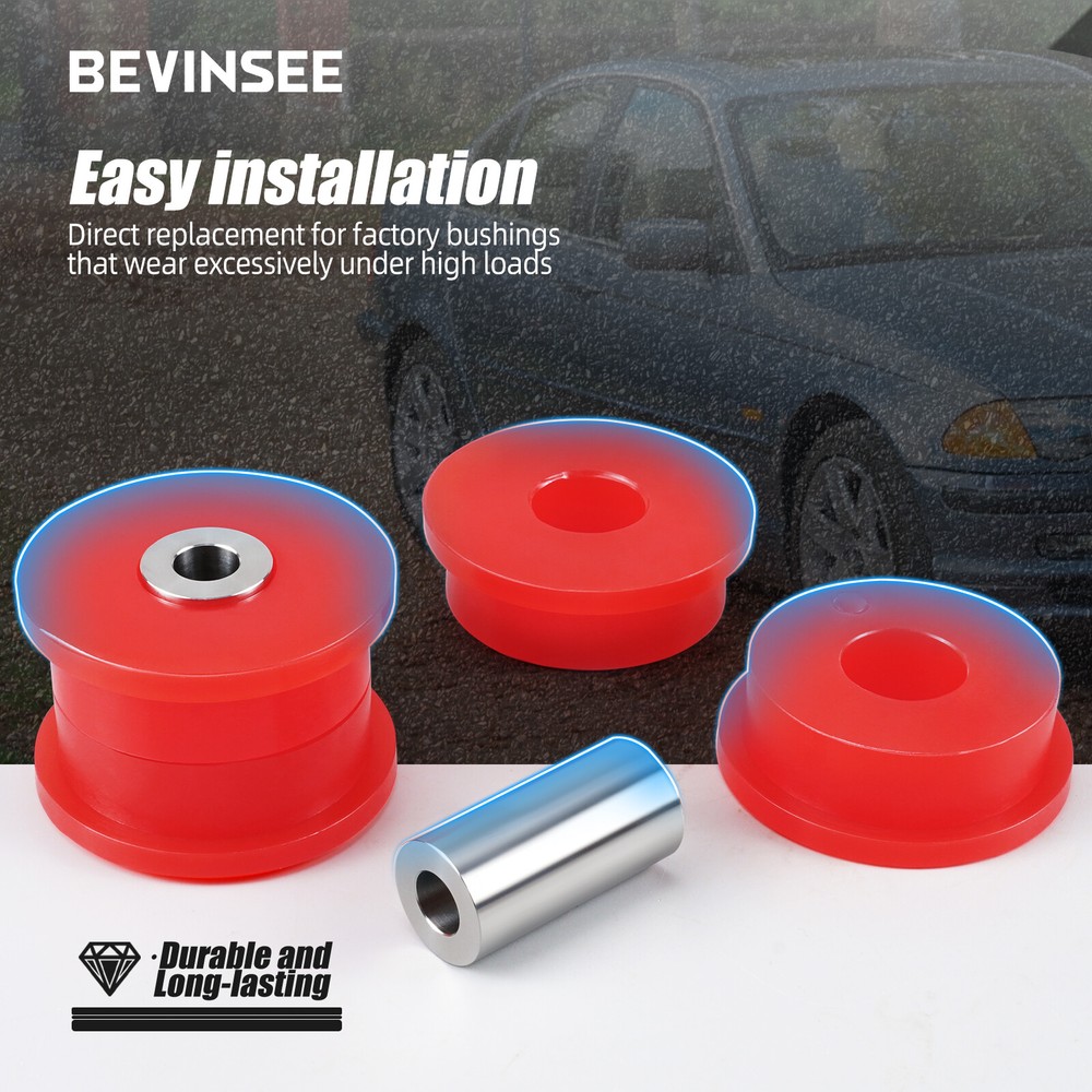 Polyurethane/Poly Rear Trailing Arm Bushings Kit For BMW E36 E46 Z4 E85 X3 E83