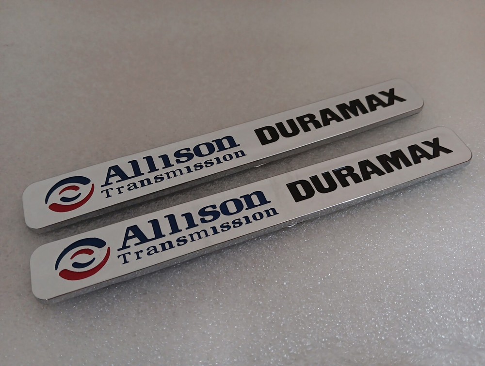 Allison Transmission Duramax Emblems Badges