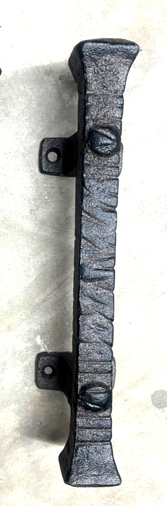 1 Barn Door Pull Handle Rustic HEAVY Cast Iron Grab Gate Handles Easy Install 9"