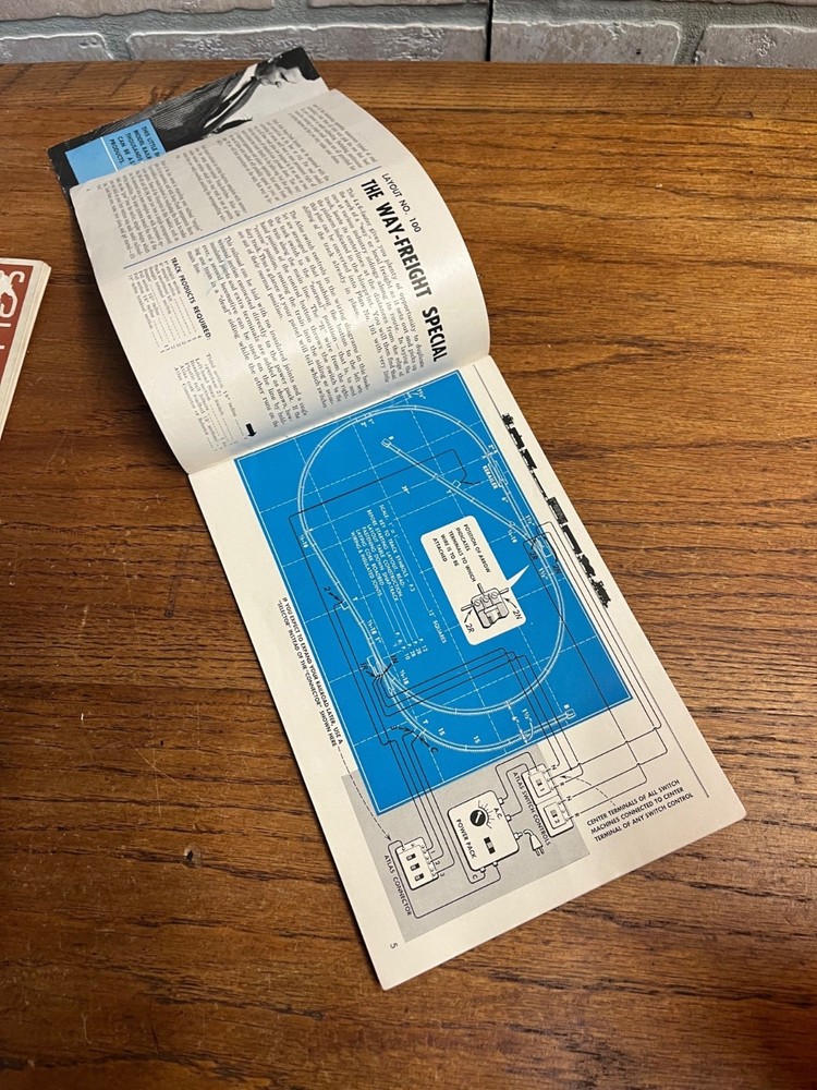 Atlas Blueprints For Snap Track HO Layouts 1960 Model Train Guide
