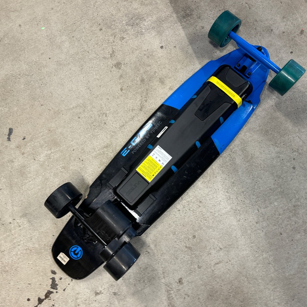 YUNEEC E-GO2 Electric Longboard BLUE ⚠️⚠️READ⚠️⚠️