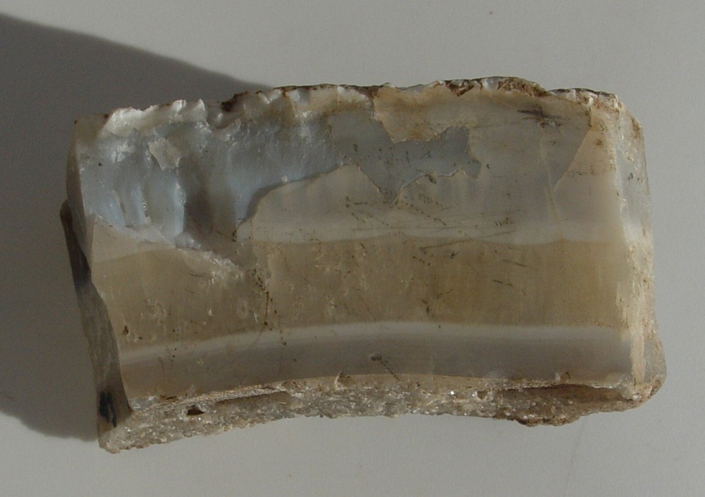 White Seam Agate Small Lapidary Rough T1043