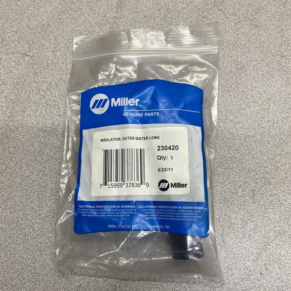 Miller 230420 Insulator Outer Water Long Fastip