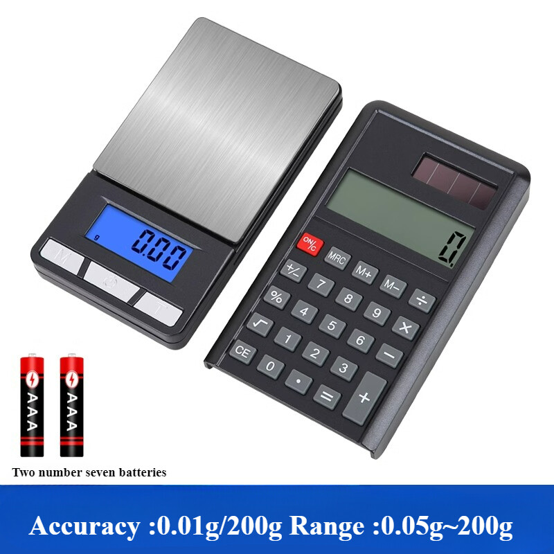 Solar Hidden Portable Mini Electronic Scale High Precision Grams Small Scale