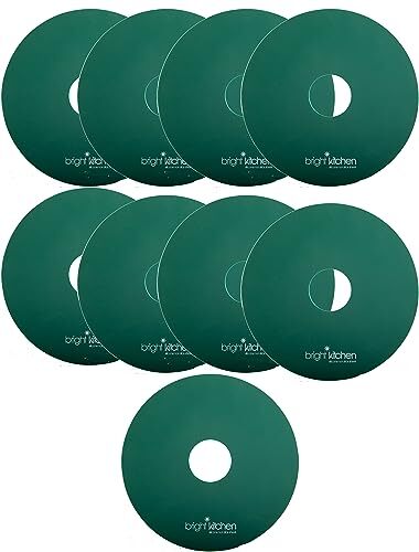 8 Silicone Dehydrator Sheets NON-Toxic for Nesco Round Dehydrators Fruit Roll