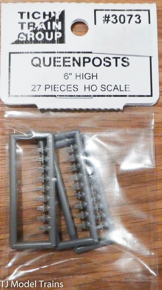 Tichy Train Group HO #3073 Queenposts (6" High) (27 Pieces)