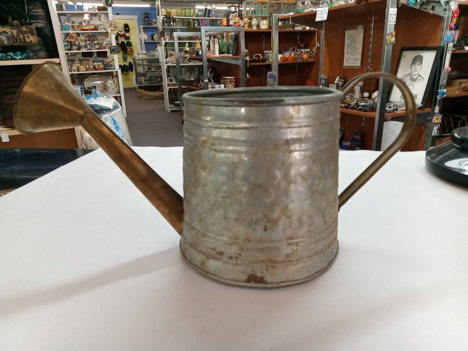 Vintage Rustic Metal Watering Can