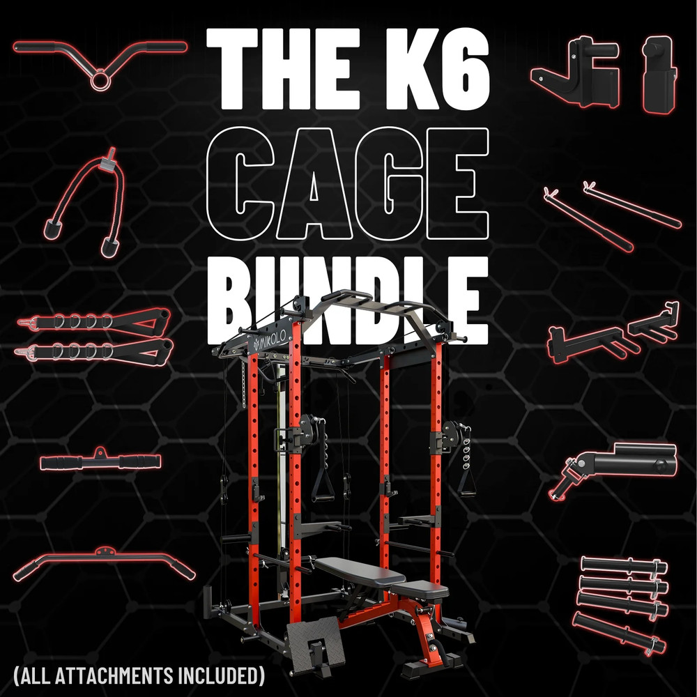 Power Rack Cage, Weight Rack with Cable Crossover Machine,Multi-Function Squa...