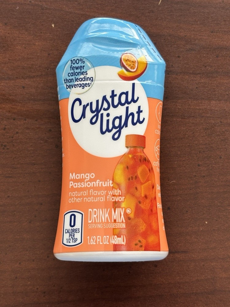 2 Mango Passionfruit Liquid Water Drink Enhancer Crystal Light