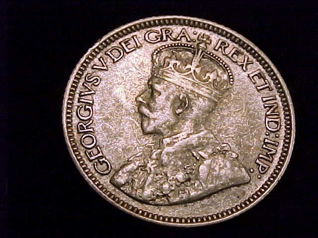 1936 Canada 10 Cent, Fine Grade