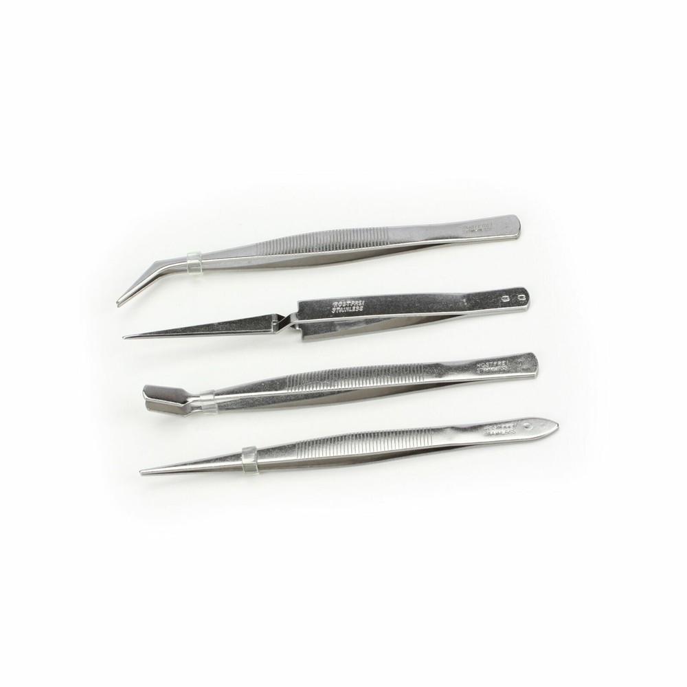 Excel 4-Piece Tweezer Set Pouch EXL30416