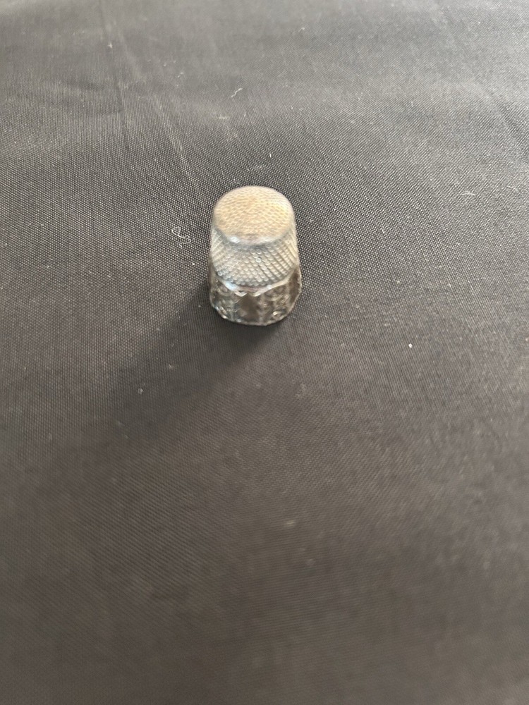 Vintage Sterling Silver Victorian Thimble - Paneled