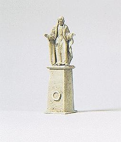 Preiser Standing Statue - Model Railroad Figure - HO Scale - #29054