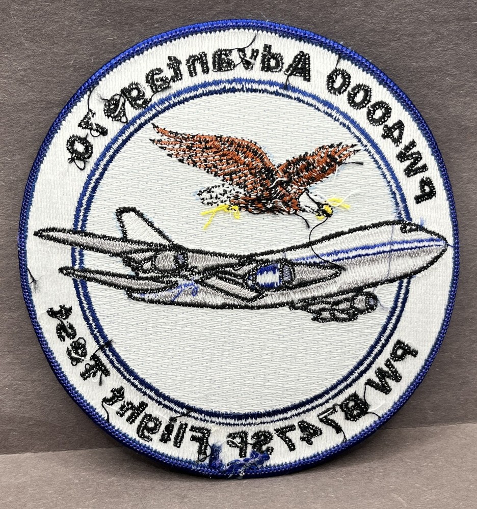 Pratt & Whitney PW4000 Advantage 70 PW B747SP Flight Test Patch 5" Eagle