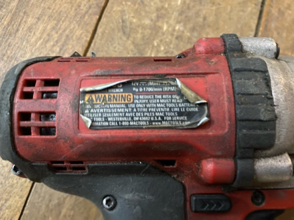 Mac Tools BWP038 12v 3/8 Impact Wrench