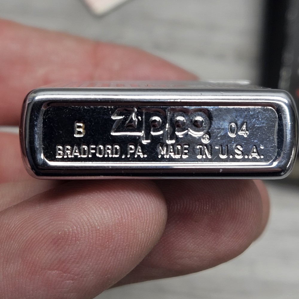 Zippo Laser Cut Lighter 2004