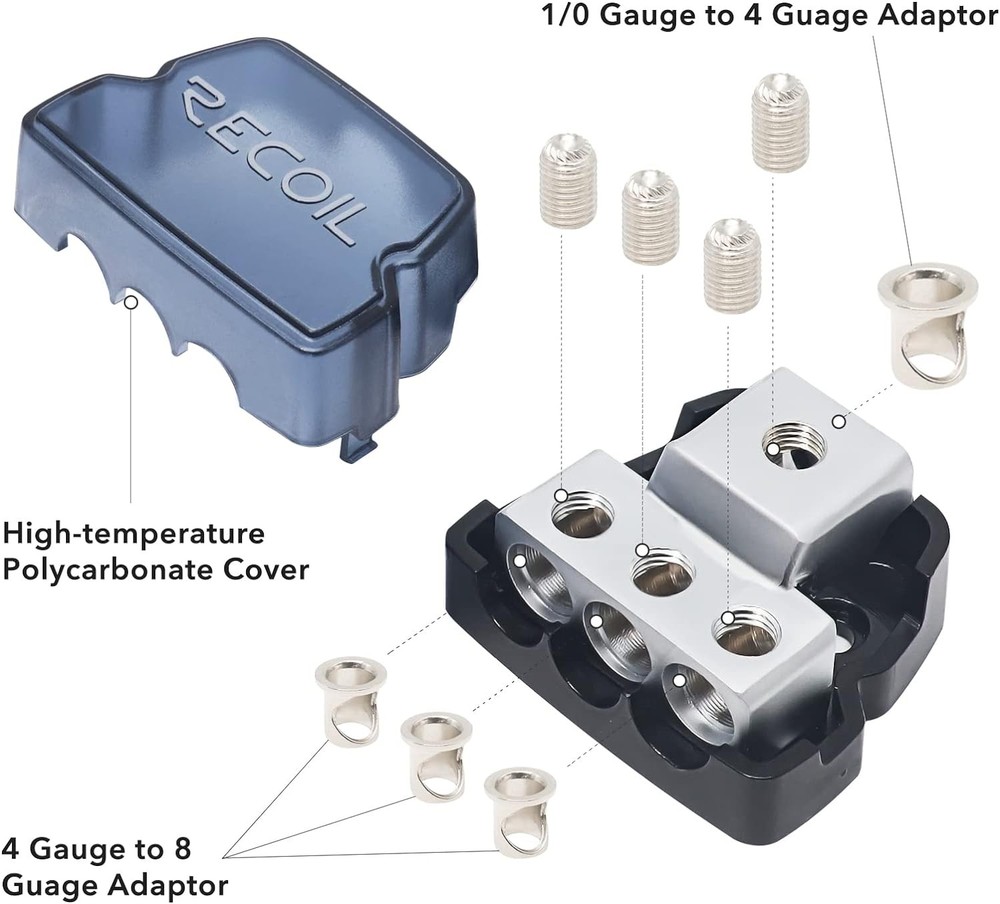 RECOIL DB13 3 Way Power Distribution Block [1 pack]