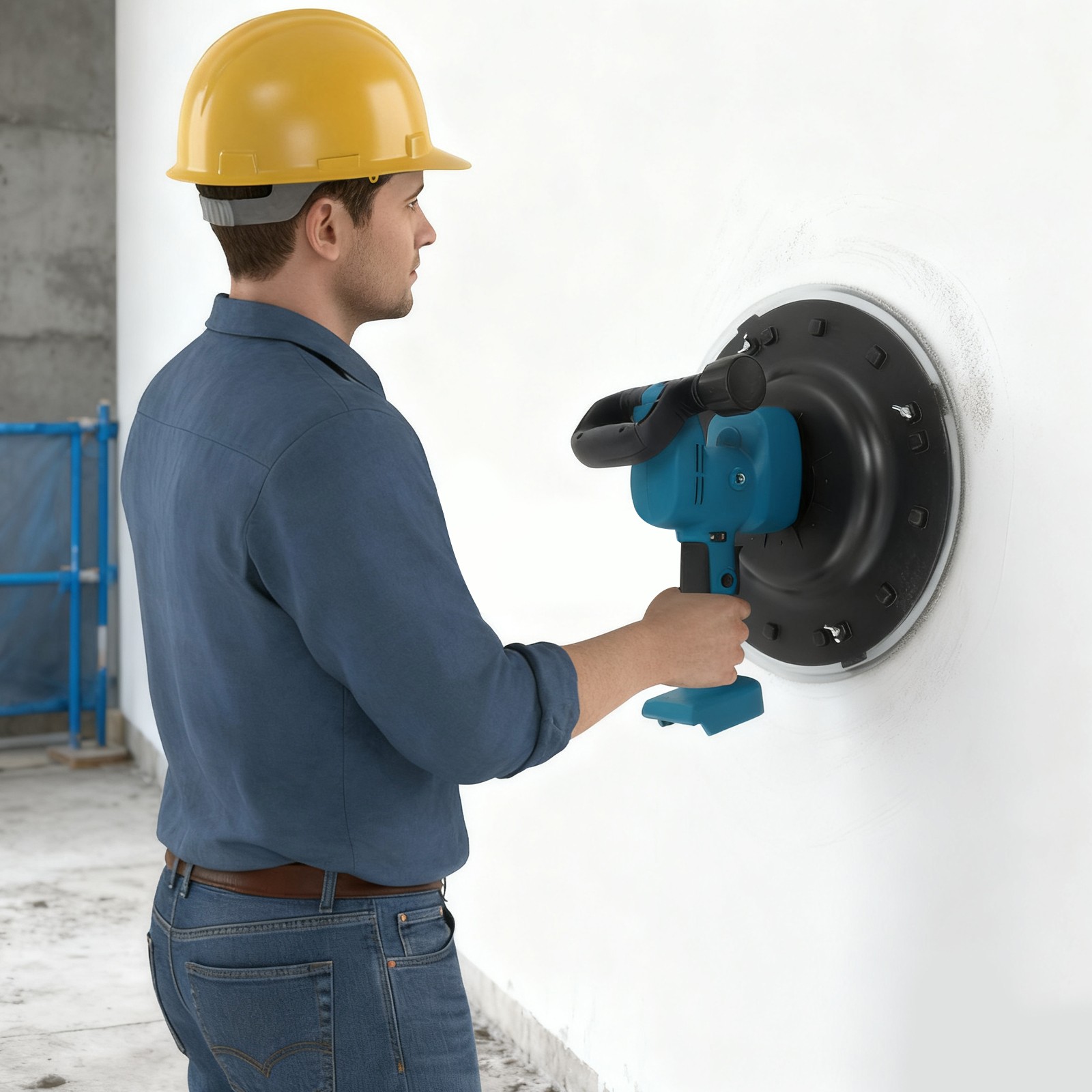 Electric Trowel Handheld Wall Smoothing Machine with Mixing Head 13.23 lbs SALE