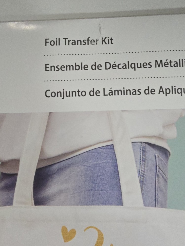 Jolee's Boutique Easy Image Iron On Transfer Kit 2 Parchment Sheets GOLD FOIL