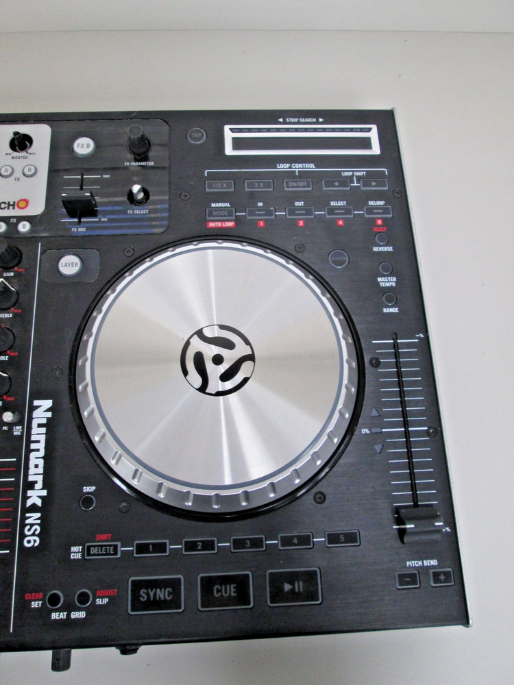 Numark NS6 Professional 4-Channel DJ Controller Touch-sensitive illuminate Mixer