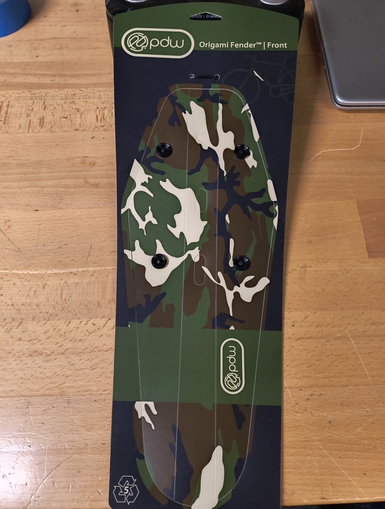 Pdw Origami Front Fender; $22