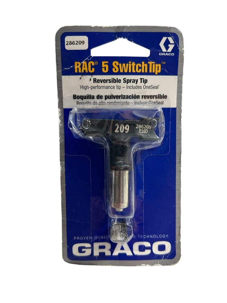 Graco RAC 5 Switch Tip High Performance Reversible Spray Tip 286 209