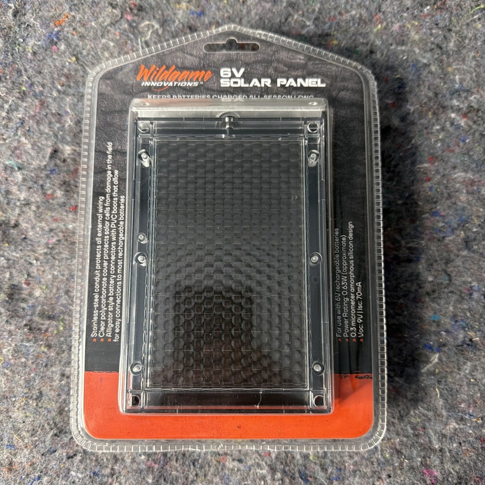 Wildgame Innovations 6V Solar Panel / Battery Charger