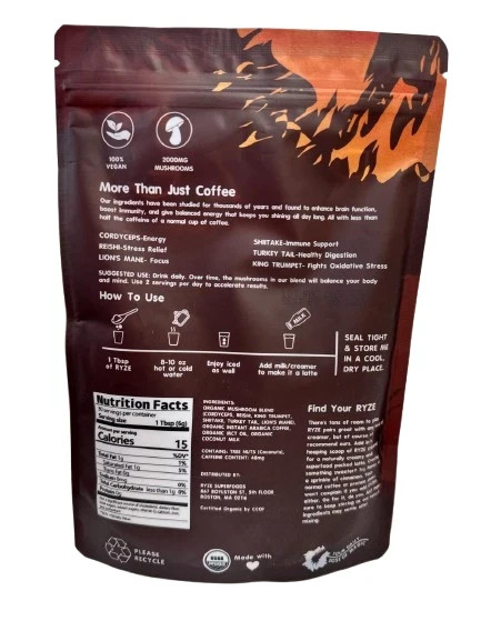 2 Pack Mushroom Coffee 100% Authentic FREE SHIPPING Ry.