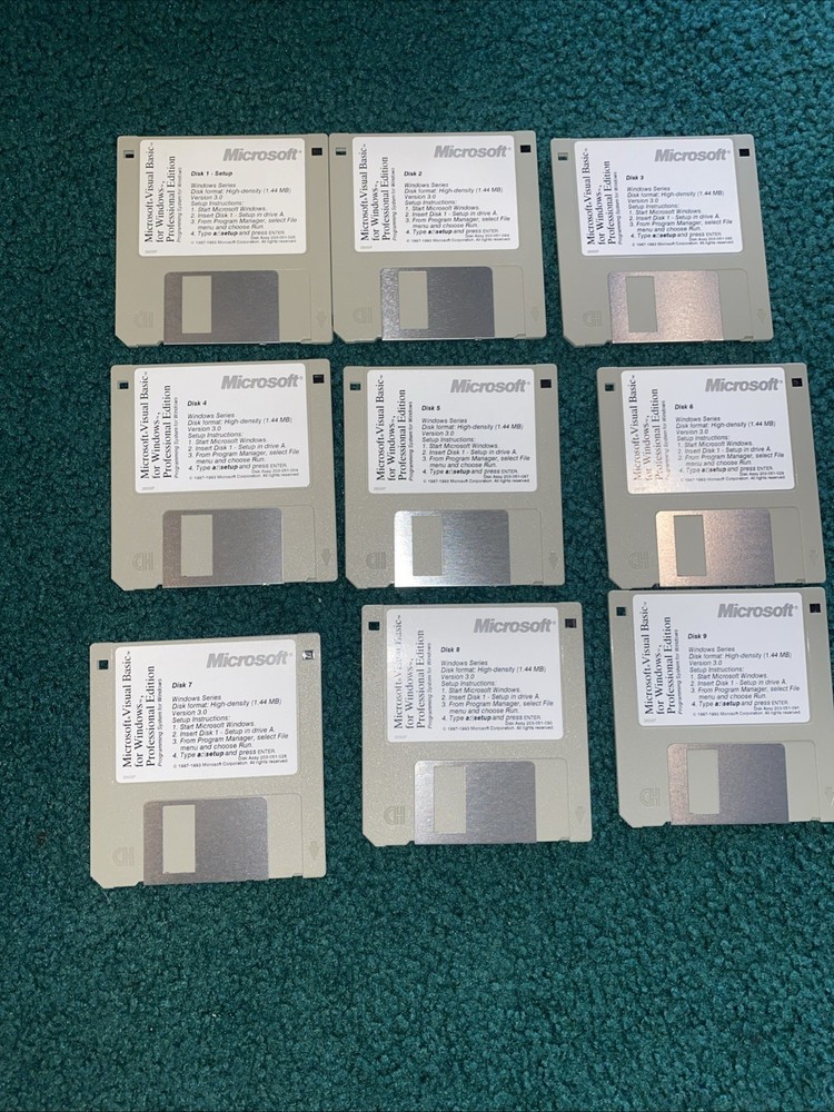 Microsoft Visual Basic for Windows Professional Edition Untested