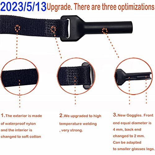 4 Pack No Tail Adjustable Glasses Strap Eyeglass Sunglasses Holder Straps