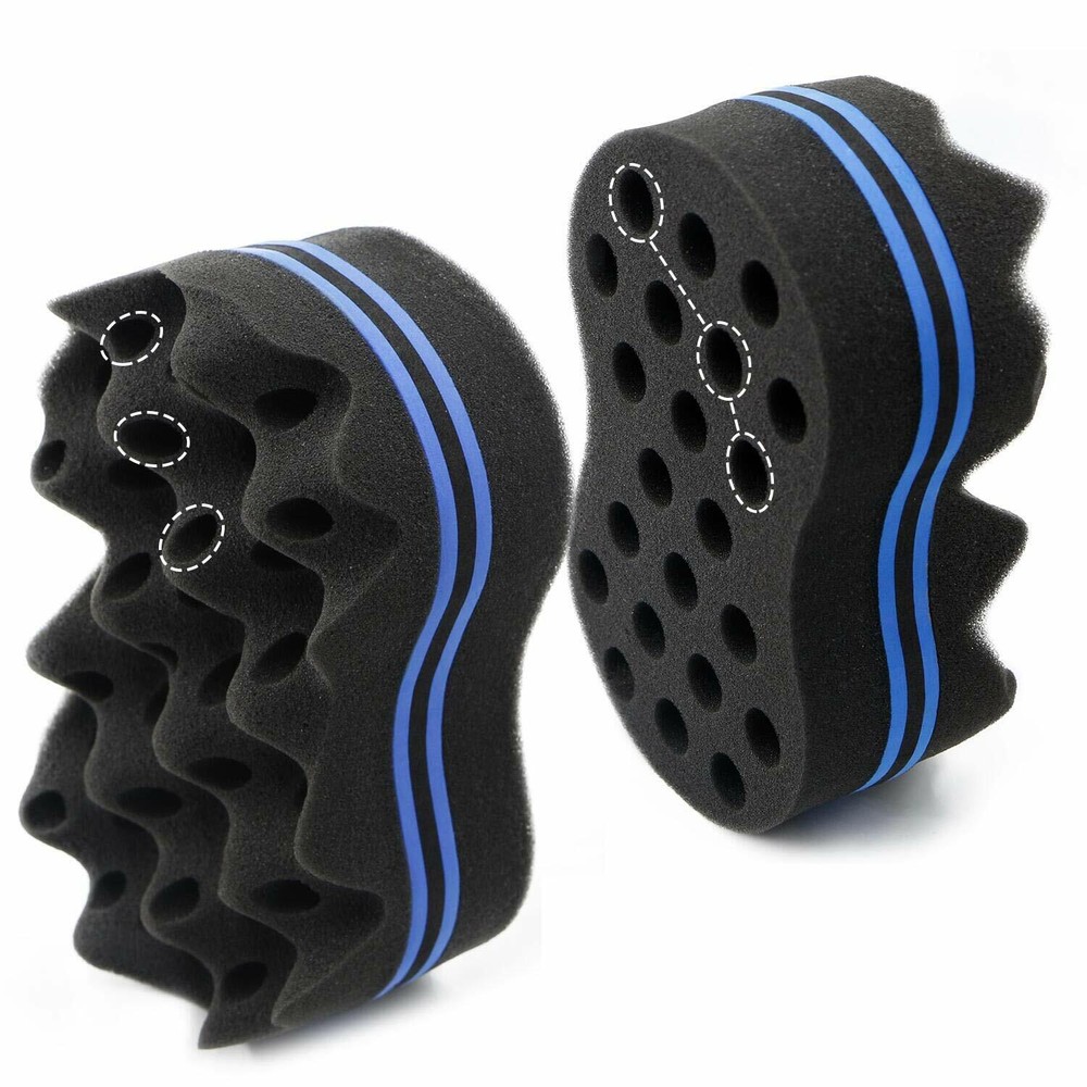 Hair Sponge Magic Barber Brush Sponge Twist Curl Dreads Locking Afro Coil Comb