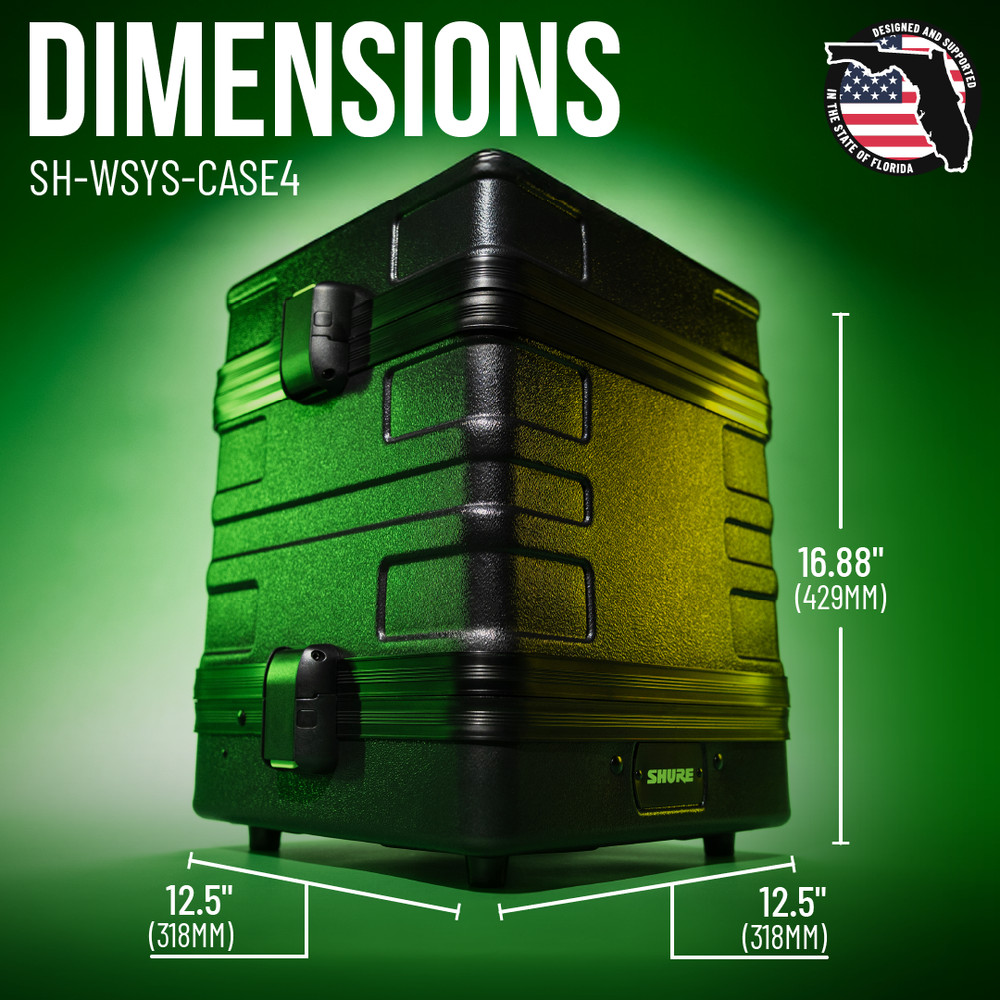 Shure By Gator Cases System Solution Series Wireless System Solution Case 4 - Ho