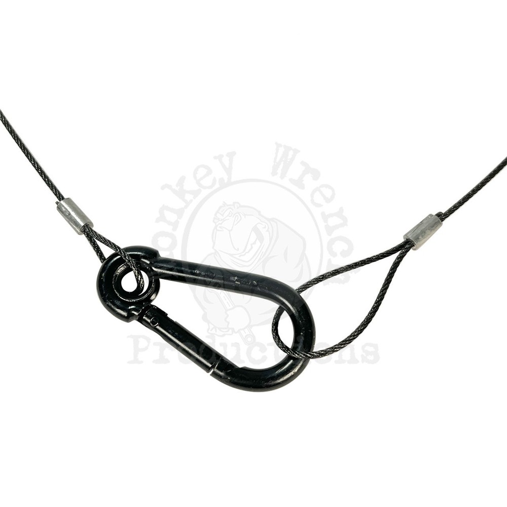 Safety Cable 36" 1/16" Cable, Black