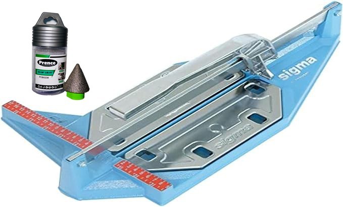 SIGMA 7F 14” Pull Tile Cutter + Diamond Chamfer Bit by Prence SHIPS FROM USA