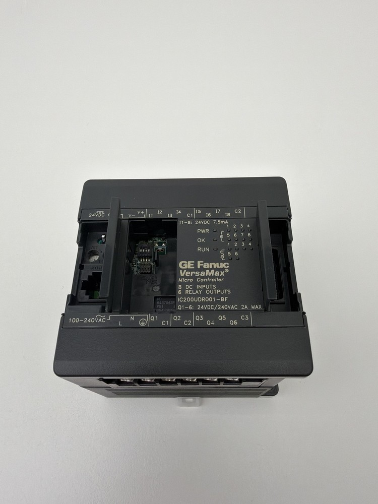 GE Fanuc IC200UDR001-BF VersaMax Micro Controller, 8 Input, 6 Output, 24VDC